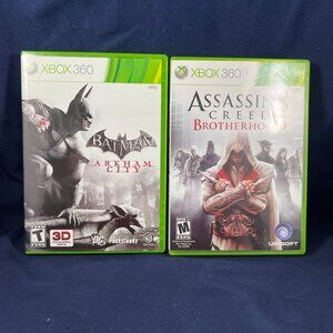 2 XBox 360 Games: Batman Arkham City & Assassins Creed Brotherhood